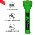 Syska 10W Led Table Lamp and Rechargeable Emergency Torch (White,Green,Pack of 2)